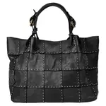 Шоппер Samantha Look, натуральная кожа, производство Италия, черный - фото 3