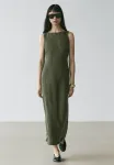 Платье макси Massimo Dutti, Green - фото 2
