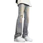 Джинсы унисекс без тематики, бирюзовый - фото 4