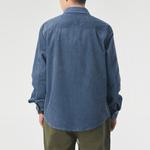 Куртка overhead shirt jacket 'lakeside blue' Converse, синий - фото 4