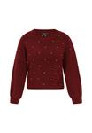 Свитер faina, темно-красный - фото