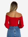 Elara Блузка в красном цвете - фото 4