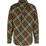 Клетчатая рубашка Burberry, зеленый - фото 4