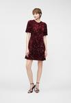Платье Vero Moda VMBELLA O NECK DRESS, Zinfandel/Dark Red - фото 2