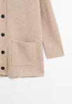 Кардиган Massimo Dutti Cardigan, Beige - фото 9