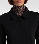 Хлопковая поло-рубашка из джерси Dries Van Noten, Black - фото 4