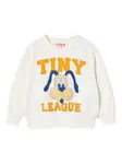 Толстовка с мультяшной собакой Tiny Cottons, белый - фото