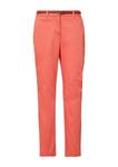 Зауженные брюки-чинос COMMA, коралл - фото