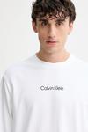 Хлопковый лонгслив Calvin Klein, белый - фото 4