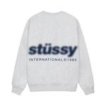 Свитер Stussy Blur Crew, Ash Heather - фото 2