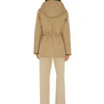 Burberry Стеганое худи с капюшоном и кулиской, Linen - фото 6