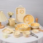 CERAMICS Набор посуды с уткой: миска для риса и тарелка, 4 предмета, 12 см - фото 5