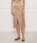 Юбка атласная Marc Cain, желтый - фото