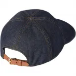 MIU MIU Original Design Leather, Textile Baseball Caps Women's Blue - фото 2