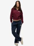 Спортивная толстовка 1/2 Zip Athletic Essentials Superdry, Port Red - фото 3