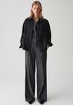 Брюки OPUS PANTS MID RISE LONG WIDE FIT PINSTRIPES WEITER , Easy Grey/Grey - фото 2
