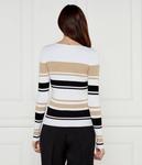 Свитер Guess Jeans Evie Slim Fit, белый - фото 3