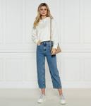 Толстовка Tommy Jeans Cropped Fit, экрю - фото 2