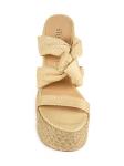 Сандалии Playa Sohigh Knot Platform Stuart Weitzman, бежевый - фото 5