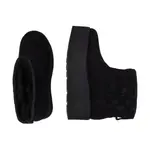 Утепленные зимние ботинки с добавлением кожи Guess, черный - фото 3