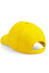 Простая оригинальная бейсболка с 5 панелями Beechfield, желтый - фото 2