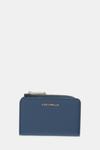 Кожаный кошелек Coccinelle, синий - фото