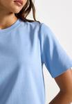 Футболка Lindex Basic T-shirt, Dusty Blue/Blue - фото 3