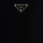 Шорты женские Prada с завышенной посадкой, черный - фото 7