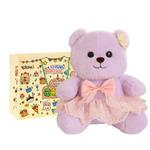 Медведь в свадебном платье плюшевая игрушка 26см MENGXIAOZAI - фото 5