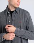 Джинсовая рубашка D-Simply Basic Shirt Diesel, серый - фото 4