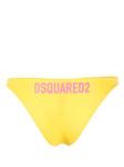 Dsquared2 плавки бикини с логотипом, желтый - фото 2