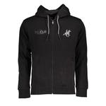 Черный хлопковый свитер U.S. Polo - фото