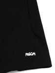 Детские шорты с логотипом MSGM MSGM Kids, черный - фото 3