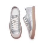 Женские низкие кеды для скейтбординга Hotwind, серебристые - фото 4