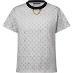 Футболка Lv Washed Monogram LOUIS VUITTON, белый - фото