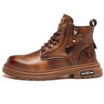 Ботинки Martin унисекс Kangaroo Head, хаки - фото