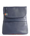 Сумка-рюкзак Kyoto кожаная Mywalit, синий - фото