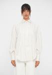 Блуза 440ME BROWN STRIPE SHIRT, White - фото