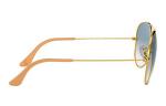 RayBan Оправа Ray Ban Aviator для солнцезащитных очков, Gold Edge Blue Gradient - фото 7