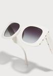 Солнцезащитные очки Jimmy Choo Sunglasses, Milk/White - фото 3