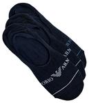 Носки/Следки 3 шт. Emporio Armani, синий - фото