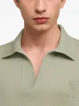 Рубашка поло с монограммой Ami de Coeur AMI Paris, зеленый - фото 6