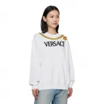 VERSACE Белая женская толстовка - фото 11