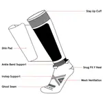 Целевые амортизирующие снежные носки LE BENT, Smoke Pearl - фото 2