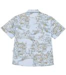 Рубашка из хлопка с принтом Il Gufo, синий - фото 3