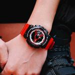Часы CASIO G-Shock Analog-Digital 'Black Red', черный - фото 4