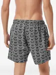 Плавки-шорты с монограммой Philipp Plein, черный - фото 3