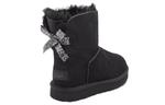 Кроссовки мини bailey bow ii exotic boot Ugg, черный - фото 3