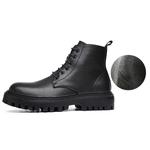 Мужские ботинки Martin Boots GZZ, черные однослойные туфли - фото 9