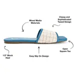 Сандалии Mikala Slide Sandal Journee Collection, синий - фото 8